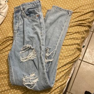 Ripped melrose jeans